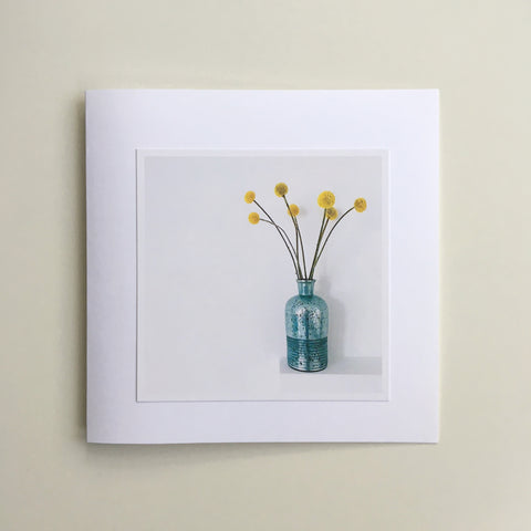 Two Greetings Cards - Yellow Flowers